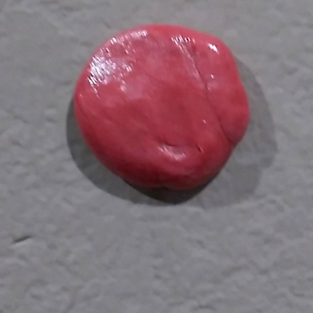 Pink red silly putty slime